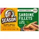 Season Sardine Fillets In 100% Olive Oil, Wild Caught, Skinless & Boneless, 4.375 oz, 6-Count