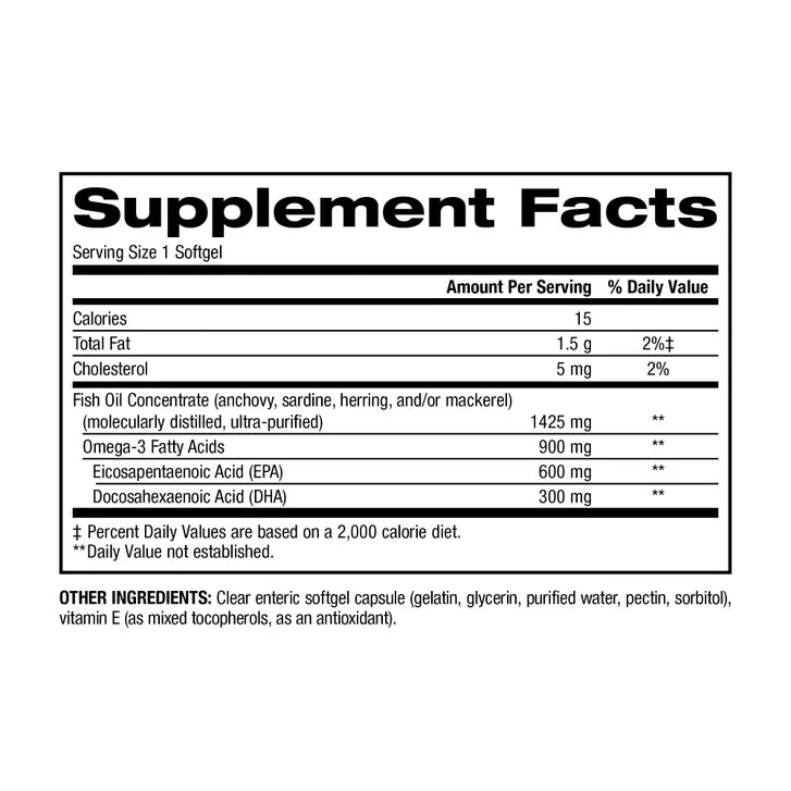 trunature Triple Strength Omega-3 900 mg., 200 Softgels