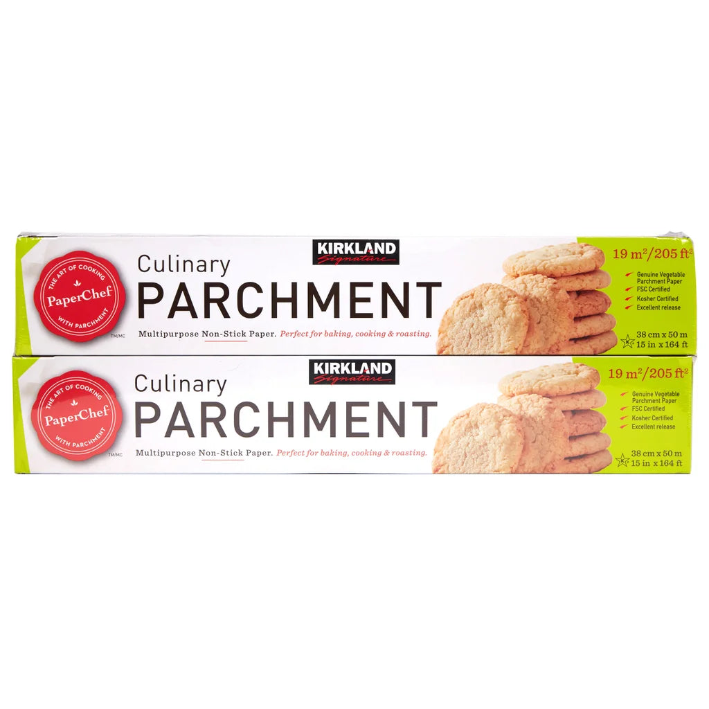 Kirkland Signature Non-Stick Parchment Paper Rolls, 15 in x 164 ft, 2-pack