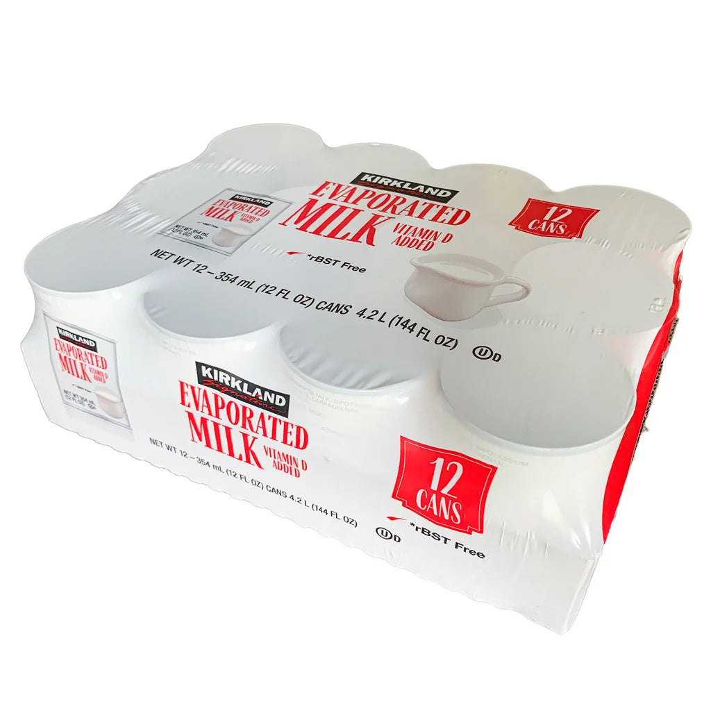 Kirkland Signature, Evaporated Milk, 12 fl oz, 12-Count