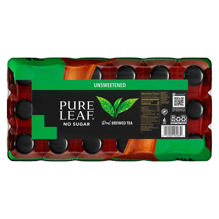 Pure Leaf Tea, Unsweetened, 16.9 fl oz, 18-count