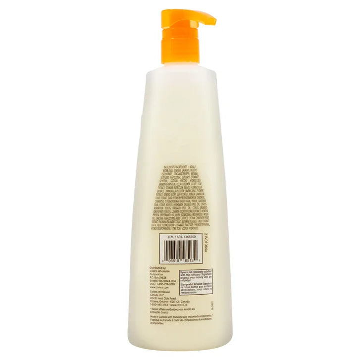 Kirkland Signature Liquid Body Wash, Natural Citrus, 27 fl oz, 2-count