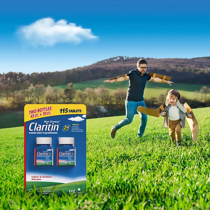 Claritin 10 mg Non-Drowsy 24 Hour, 115 Tablets