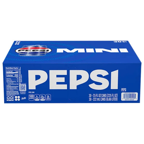 Pepsi Mini, 7.5 fl oz, 30-count