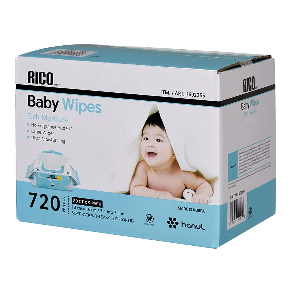 RICO Baby Wipes, 720-count
