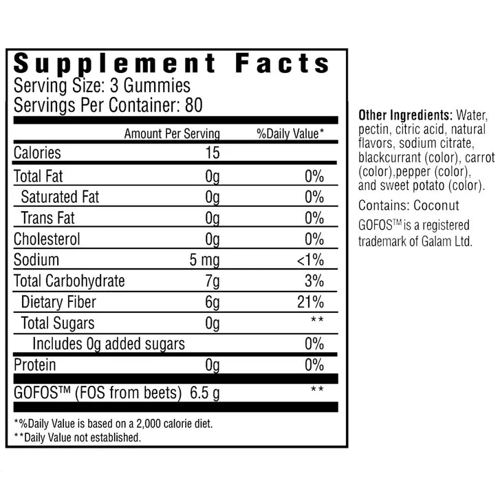 Country Farms Fiber Care Gummies, 240 Gummies