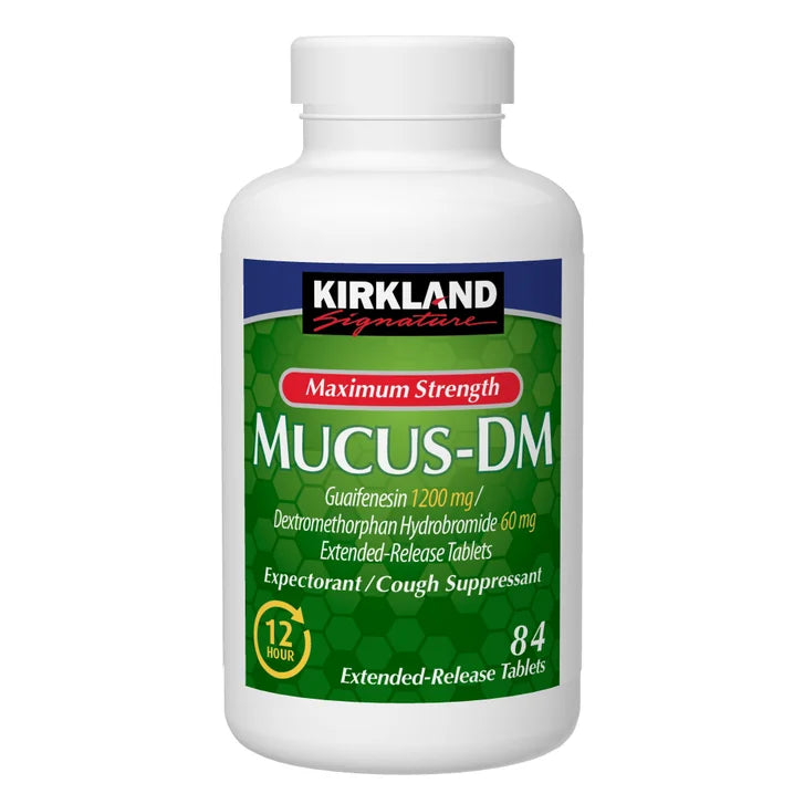 Kirkland Signature Mucus DM Maximum Strength, 84 Tablets