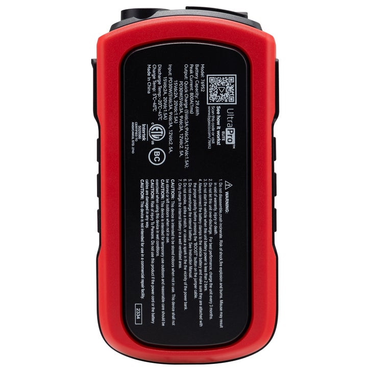 UltraPro Elite USB-C Jump Starter, 8000mAh, 800A, 30W