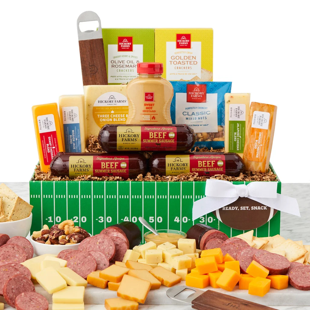 Hickory Farms Game Day Favorites Gift Box, 3.781 lbs Total