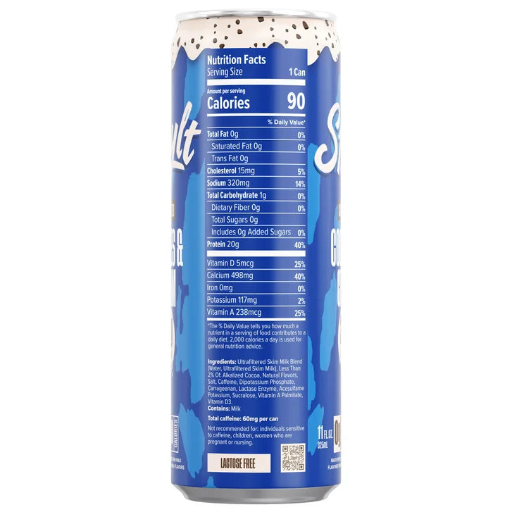 Spylt Caffeinated Protein Milk, Cookies & Cream, 11 fl oz, 15-count