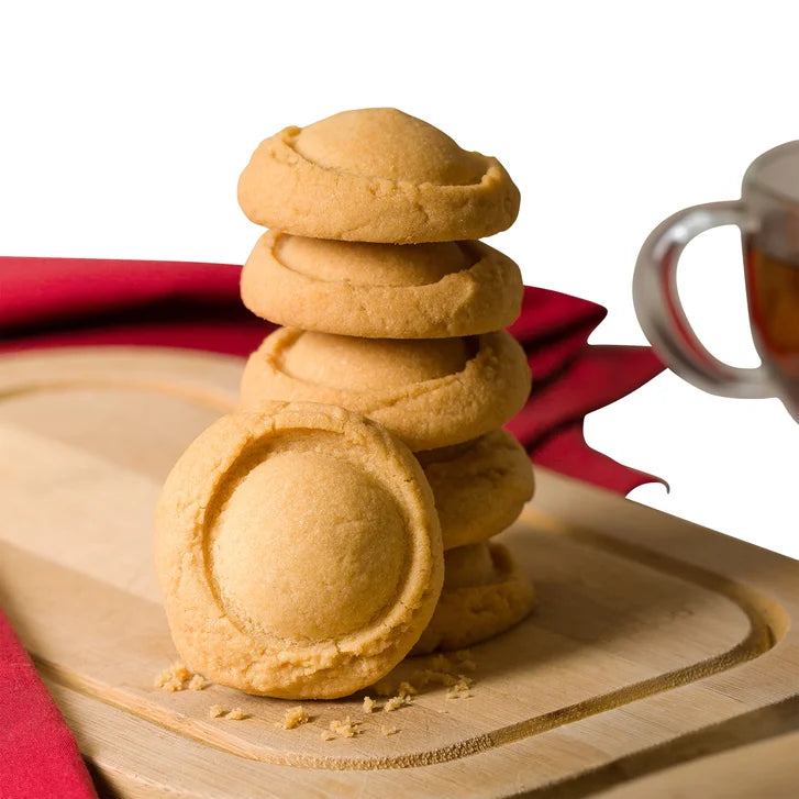 Mary Macleod's All Butter Shortbread Cookies in Embossed Cookie Jar Tins, 2 Flavors, 30 Cookies Each, 60 Total