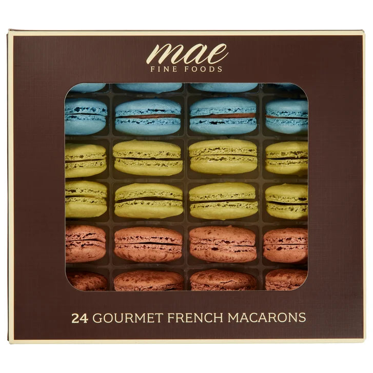 Mae Fine Foods Bonbon & Macron Classic Tasting Collection,Tray Bundle, 72 Pieces Total