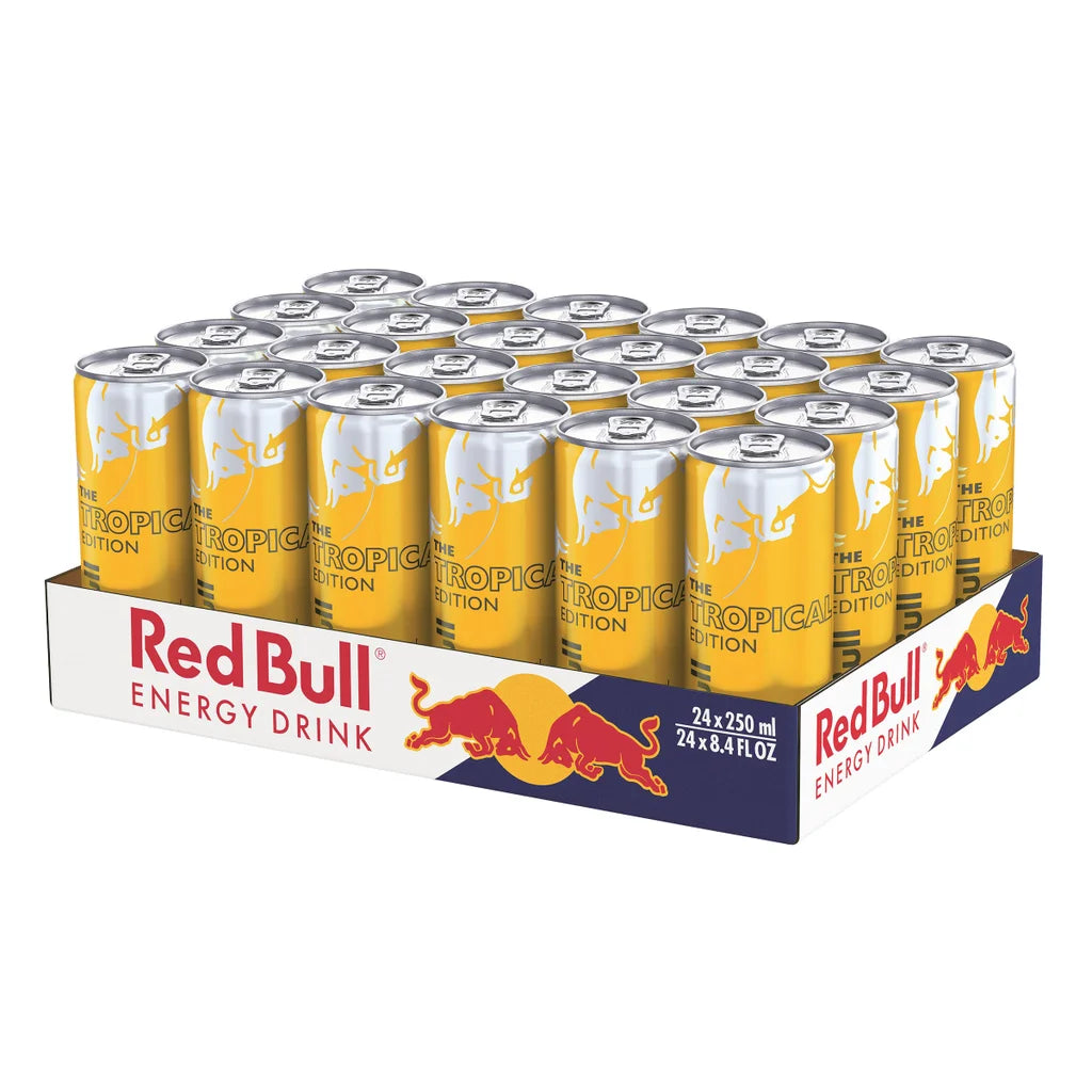 Red Bull Energy Drink, Tropical, 8.4 fl oz, 24-count