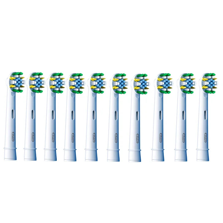 Oral-B Floss Action Replacement Electric Toothbrush Heads, 10-count