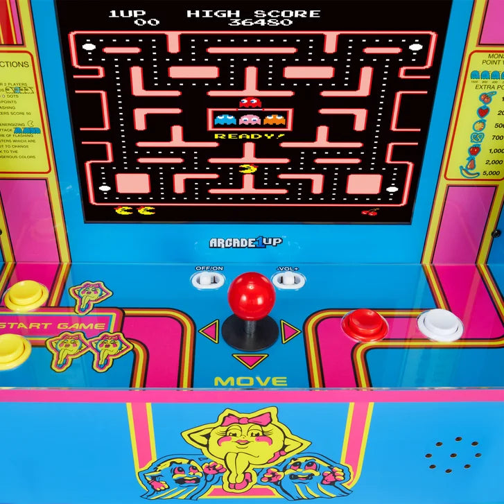 Arcade1Up Ms. PAC-MAN Partycade 12 Games in 1