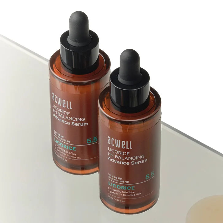 ACWELL Licorice pH Balancing Advance Serum, 1.01 fl oz, 2-pack