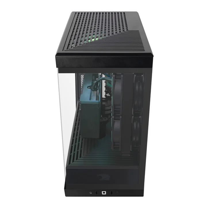 iBUYPOWER Y40 Liquid Cooled Gaming PC - AMD Ryzen 7 9700X - GeForce RTX 5070 - Windows 11 - 32 GB RAM - 2TB SSD - Black