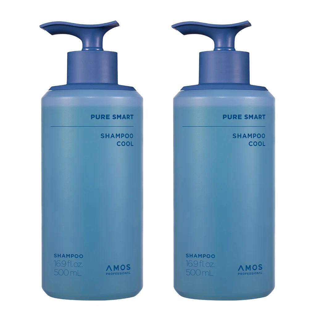 AMOS Professional Pure Smart Shampoo, 16.9 fl oz, 2-pack