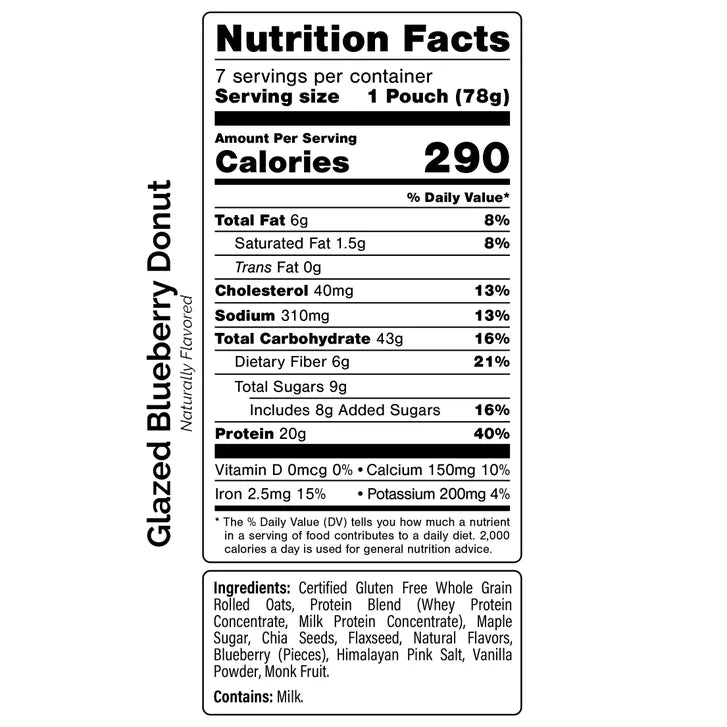 Oats Overnight VP, 20g Protein Shake, Blueberry Donut & Strawberries & Cream, 14-pack