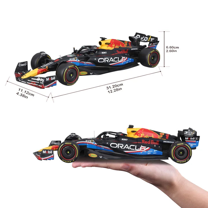 Bburago 1:18 Formula Die-cast Car, Red Bull