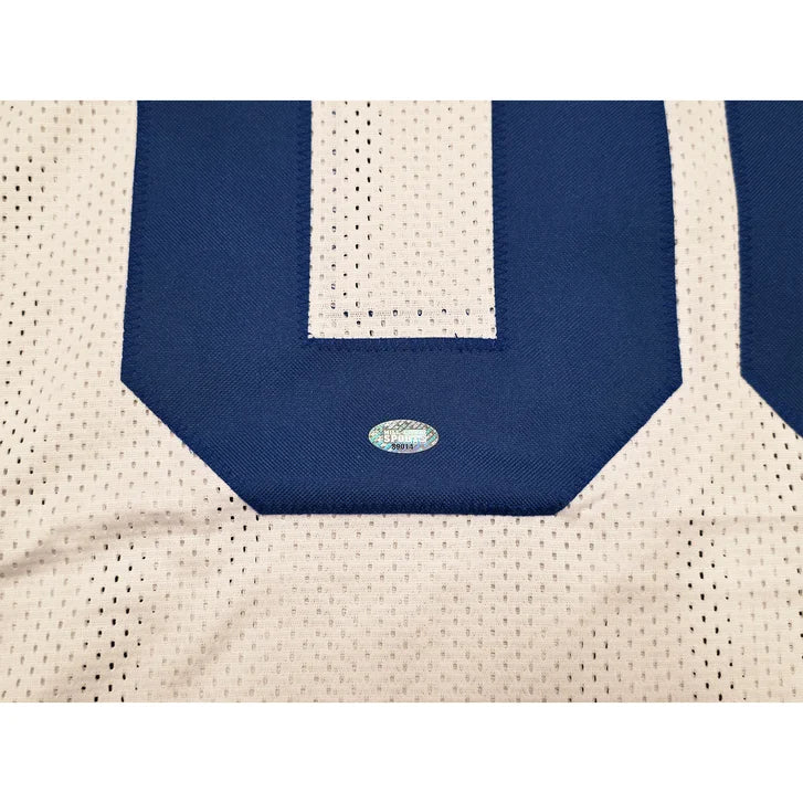 Seattle Seahawks Steve Largent Autographed Framed White Jersey "HOF 95"