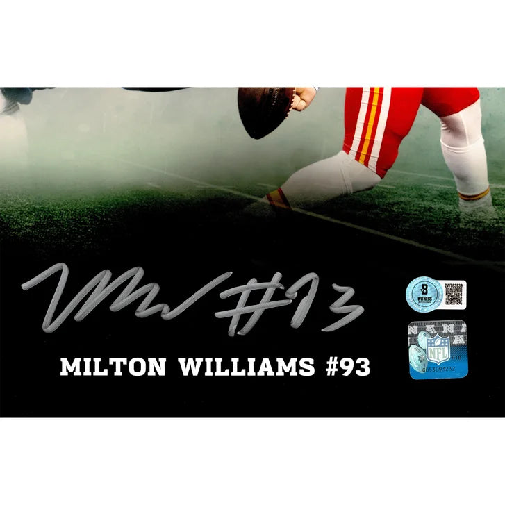 Brandon Graham & Milton Williams Autographed Framed 16” x 20” Photo Philadelphia Eagles Super Bowl Champs Collage - Beckett Authenticated