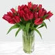 Red Tulips Fresh Cut Floral Arrangement, 20-stems