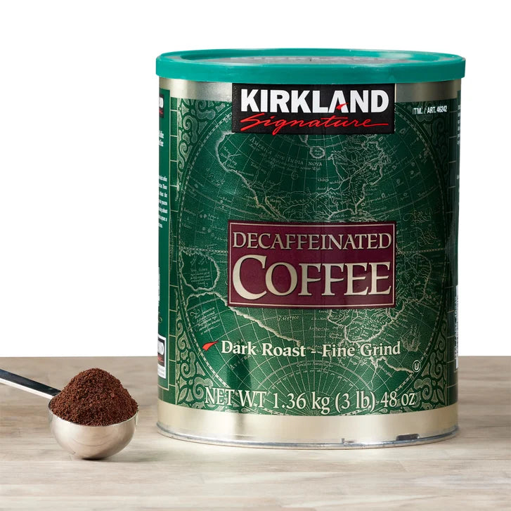 Kirkland Signature Decaffeinated Coffee, Dark Roast, 3 lbs