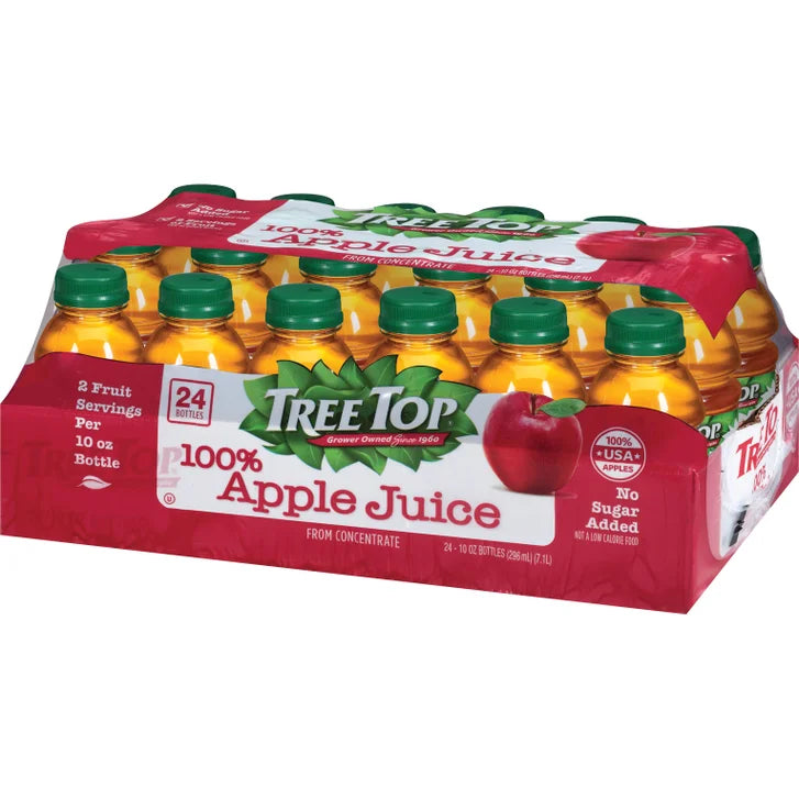 Tree Top, 100% Apple Juice, 10 fl oz, 24-Count