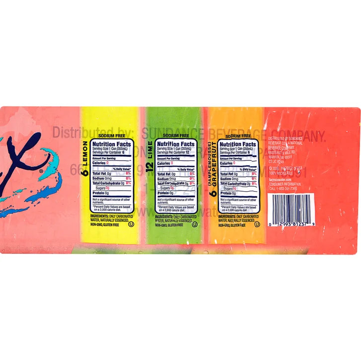 LaCroix Sparkling Water, Variety Pack, 12 fl oz, 24-count