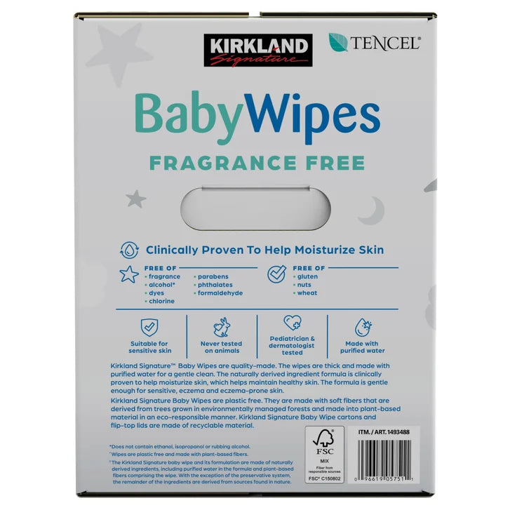 Kirkland Signature Baby Wipes, 900-count