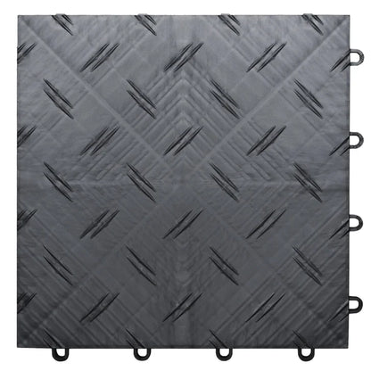 MotoFloor Modular Garage Flooring Tiles 48 square feet per Box 1' x 1' Tiles
