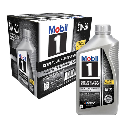 Mobil 1 Advanced Full Synthetic Motor Oil 5W-20, 1-Quart/6-pack