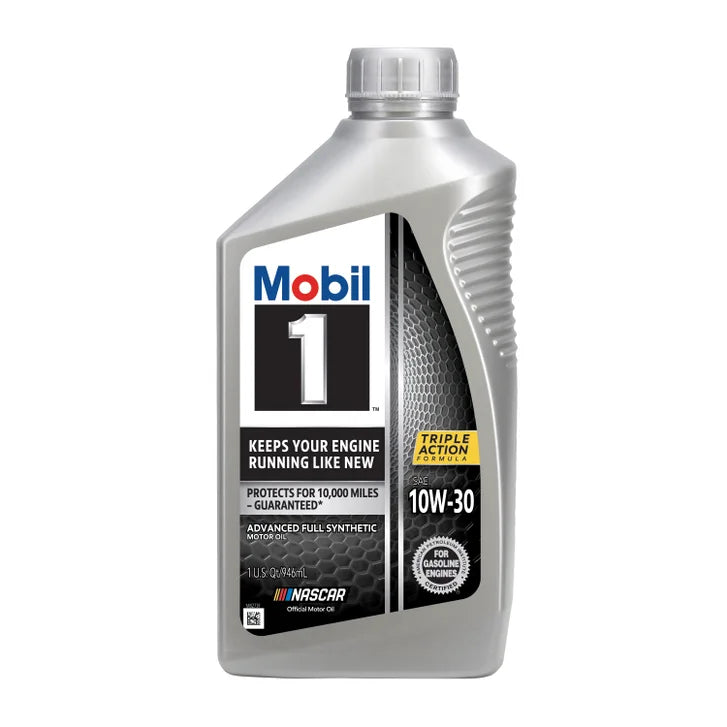 Mobil 1 Advanced Full Synthetic Motor Oil 10W-30, 1-Quart/6-pack