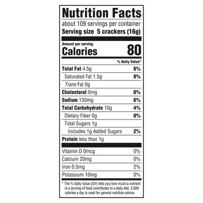 RITZ Crackers, Original, 61.65 oz, 18-count
