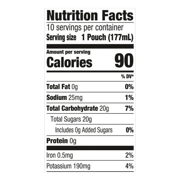 Capri Sun, 100% Juice, Variety Pack, 6 fl oz, 40-count