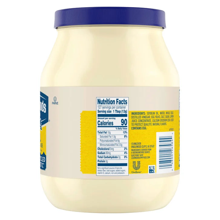 Best Foods, Real Mayonnaise, 64 oz