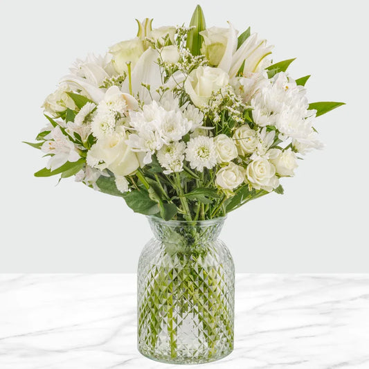 White Garden Floral Arrangement