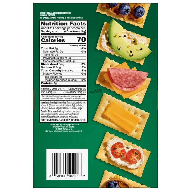 Kellogg's Club Crackers, Original, 13.7 oz, 4-count
