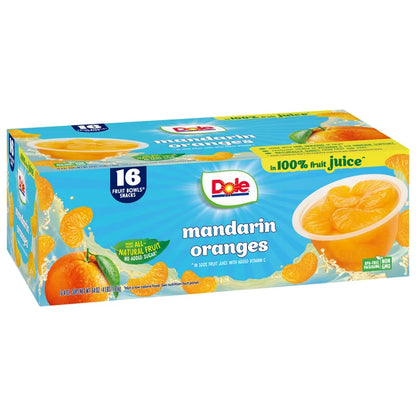 Dole, Mandarin Oranges Cup, 4 oz, 16-Count
