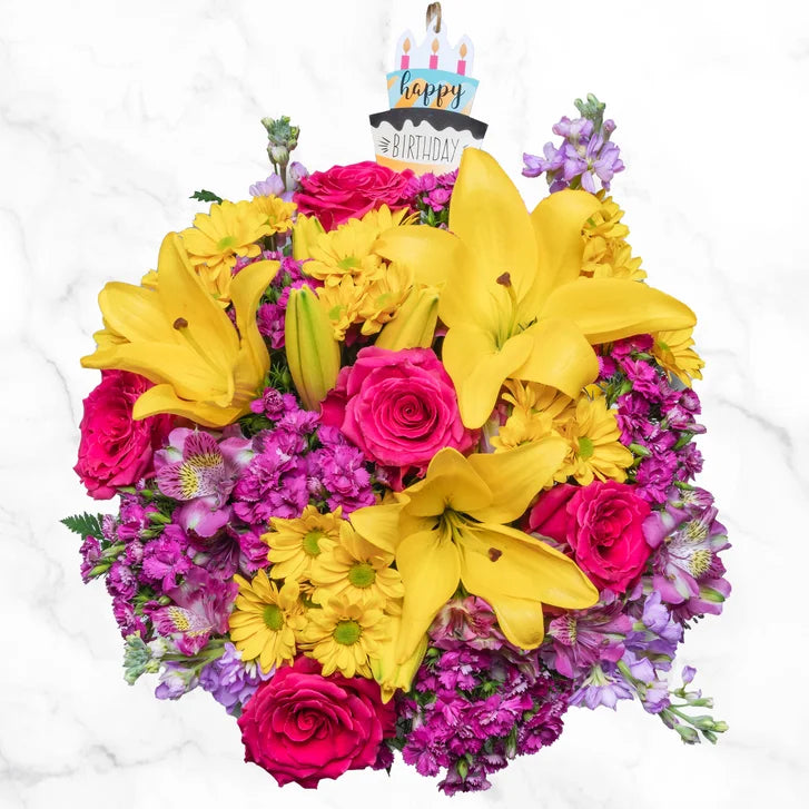 Birthday Celebration Floral Arrangement