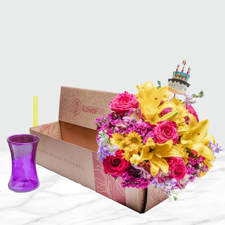 Birthday Celebration Floral Arrangement