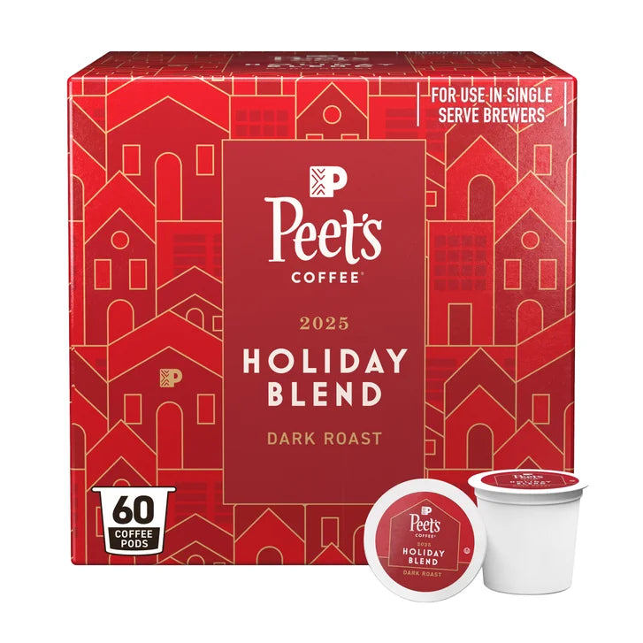 Peet’s Coffee Holiday Blend Single Serve Pods, 60-count
