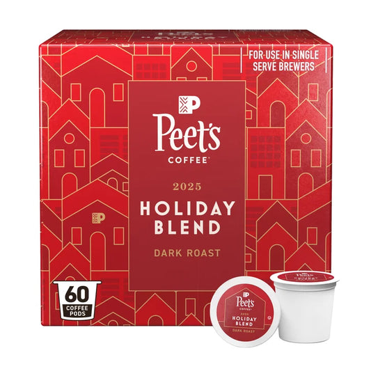 Peet’s Coffee Holiday Blend Single Serve Pods, 60-count