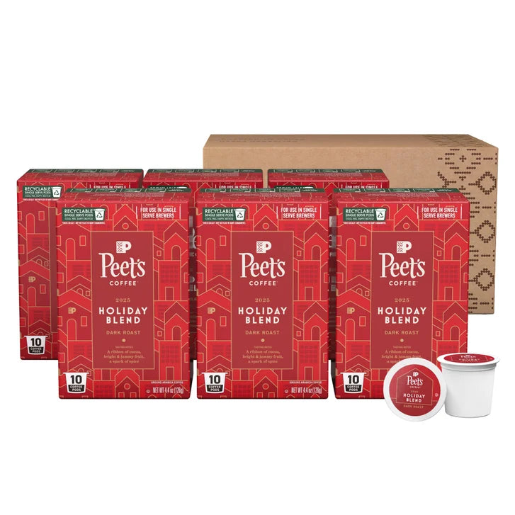 Peet’s Coffee Holiday Blend Single Serve Pods, 60-count