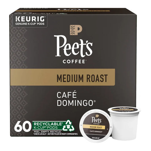 Peet's Coffee Café Domingo K-Cup Coffee Pods, 60-count
