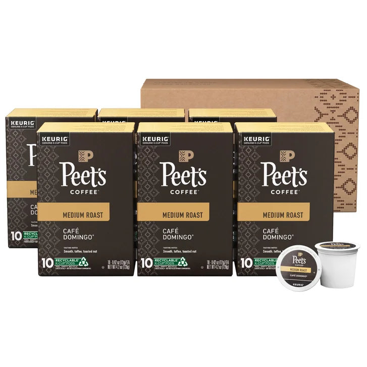 Peet's Coffee Café Domingo K-Cup Coffee Pods, 60-count