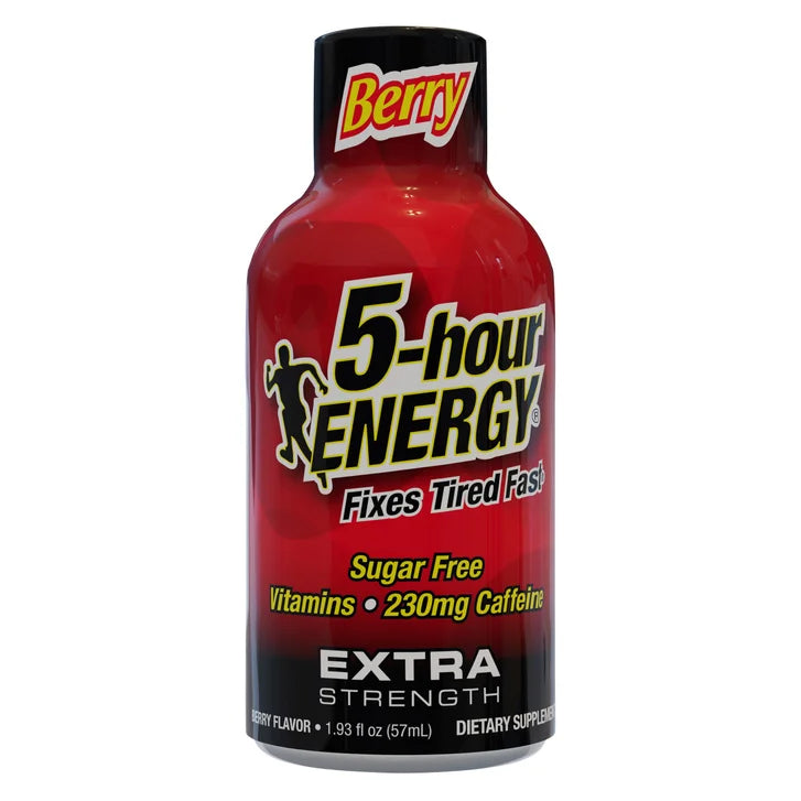 5-hour Energy Shot, Extra Strength, Berry, 1.93 fl.oz, 24-count