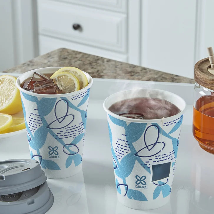 Dixie To Go 12 oz Insulated Cup & Lid, 100-count