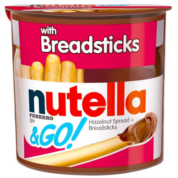 Nutella & GO! Hazelnut and Cocoa Spread With Breadsticks, 1.8 oz, 16 Pack